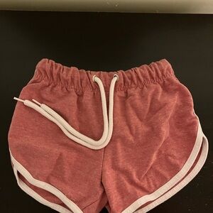 Pink sport shorts